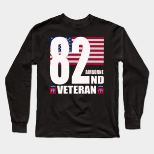 82nd Airborne Paratrooper Veteran Long Sleeve T-Shirt